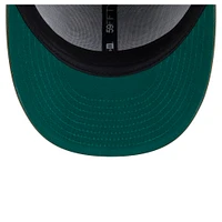 Men's New Era Olive Florida Marlins Cooperstown Collection Tonal Florals 59FIFTY Fitted Hat