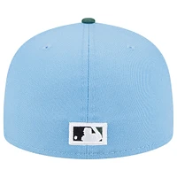 Casquette ajustée 59FIFTY pour homme New Era bleu ciel/cilantro Florida Marlins 2003 World Series Cooperstown Collection