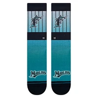 Chaussettes mi-mollet Stance Florida Marlins Cooperstown pour hommes