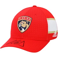 Aaron Ekblad Florida Panthers Autographed Red adidas Cap