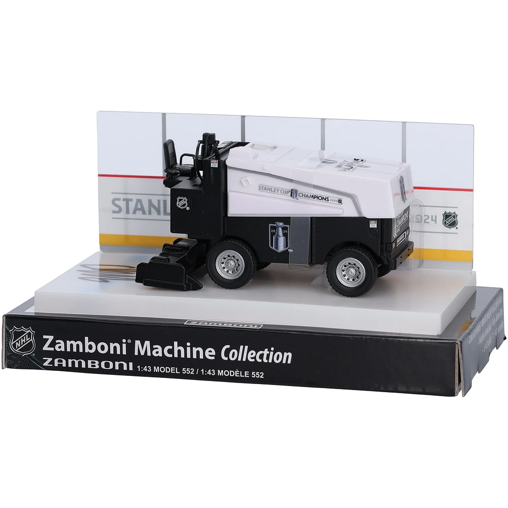 Aleksander Barkov Florida Panthers Autographed 2024 Stanley Cup Champions 1:43 Scale Die-Cast Zamboni