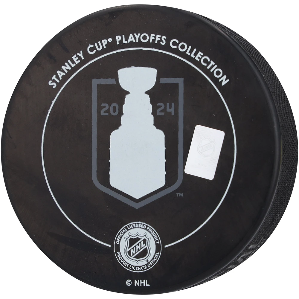 Aleksander Barkov Florida Panthers Autographed 2024 Stanley Cup Champions Hockey Puck 