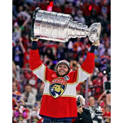 Photographie non signée de Carter Verhaeghe, champion la Coupe Stanley 2024 des Panthers Floride