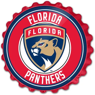 Florida Panthers 19'' x 19'' Bottle Cap Wall Sign