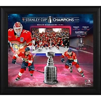 Florida Panthers 2024 Stanley Cup Champions Framed 15" x 17" Collage 