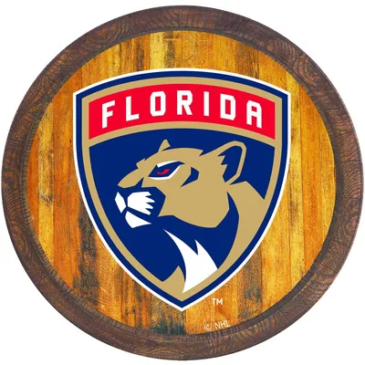 Florida Panthers 21'' x 21'' Color Logo Faux Barrel Top Sign