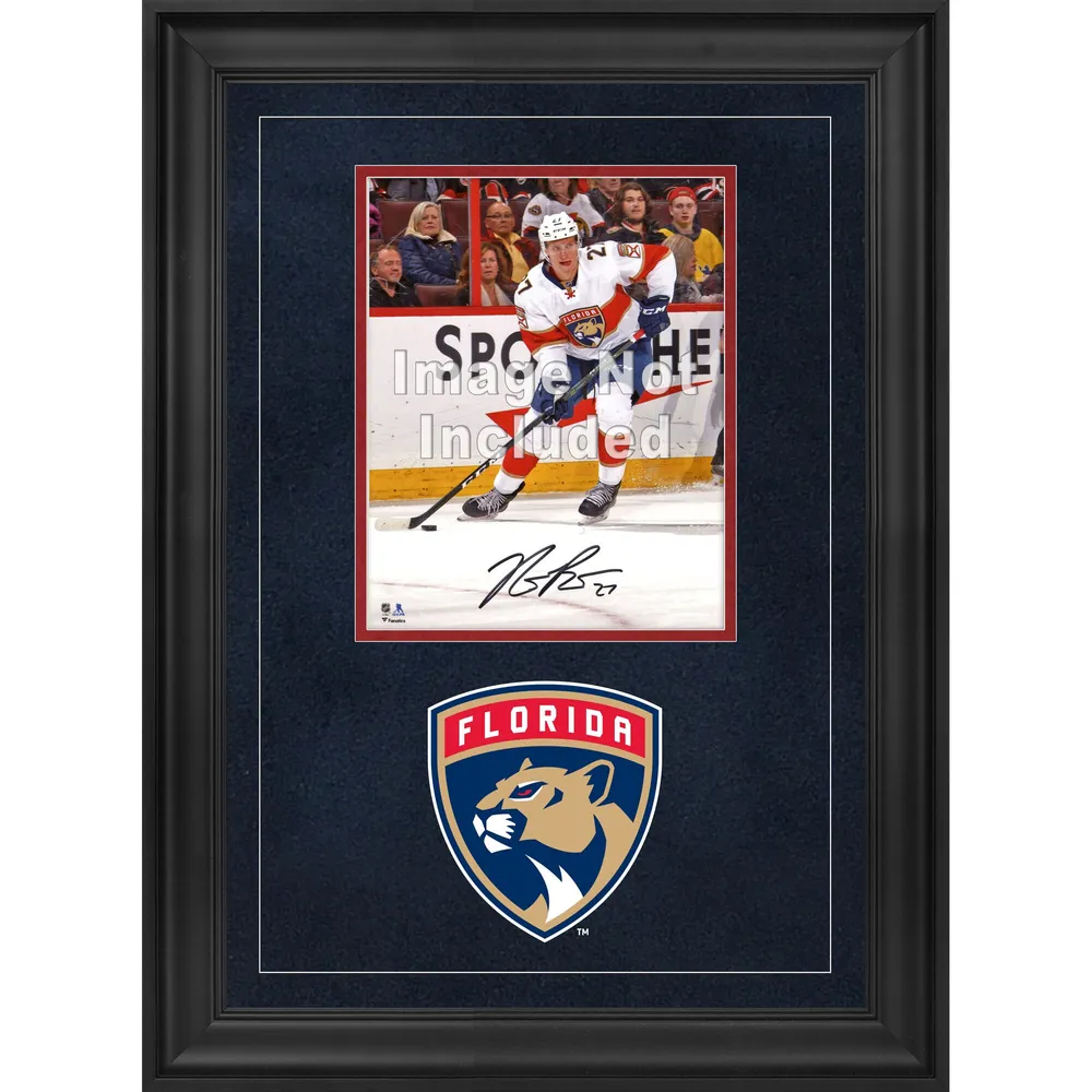 Jersey Framing with Oversized Logo Framed Vertically