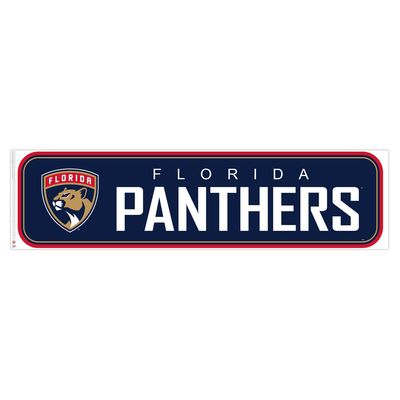 Florida Panthers - 90'' x 23'' Team Repositional Long Design Wall Decal