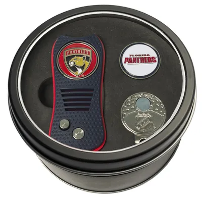 Florida Panthers Divot Tool, Ball Marker & Cap Clip Personalized Tin Gift Set