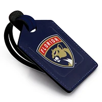 Panthers de la Floride - Coffret cadeau trois pièces en cuir avec étiquette personnalisée