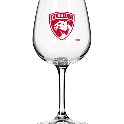 Logo des Panthers de la Floride 12oz. Verre à vin à pied