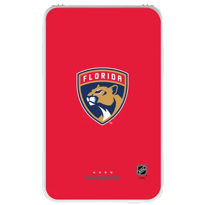 Florida Panthers Solid Design 10,000 mAh Portable Power Pack