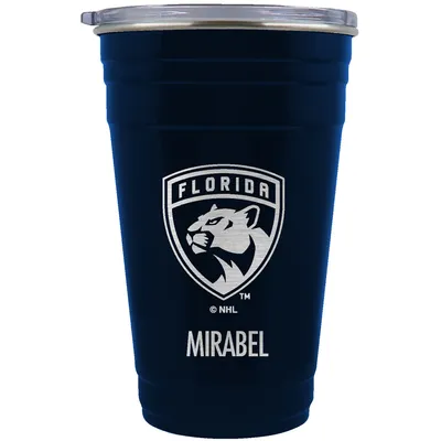 Florida Panthers Team Logo 22oz. Personalized Tailgater Travel Tumbler