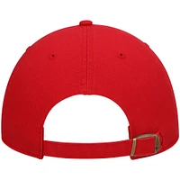 Men's '47 Red Florida Panthers Logo Clean Up Adjustable Hat