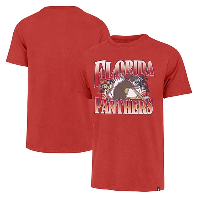 Men's '47 Red Florida Panthers Rat Franklin T-Shirt