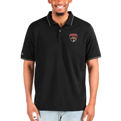 Antigua Carolina Panthers Men's Spark Grey Polo