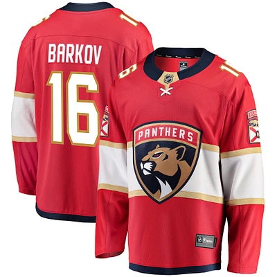 Maillot d'évasion des Panthers de la Floride rouge Fanatics Aleksander Barkov pour hommes