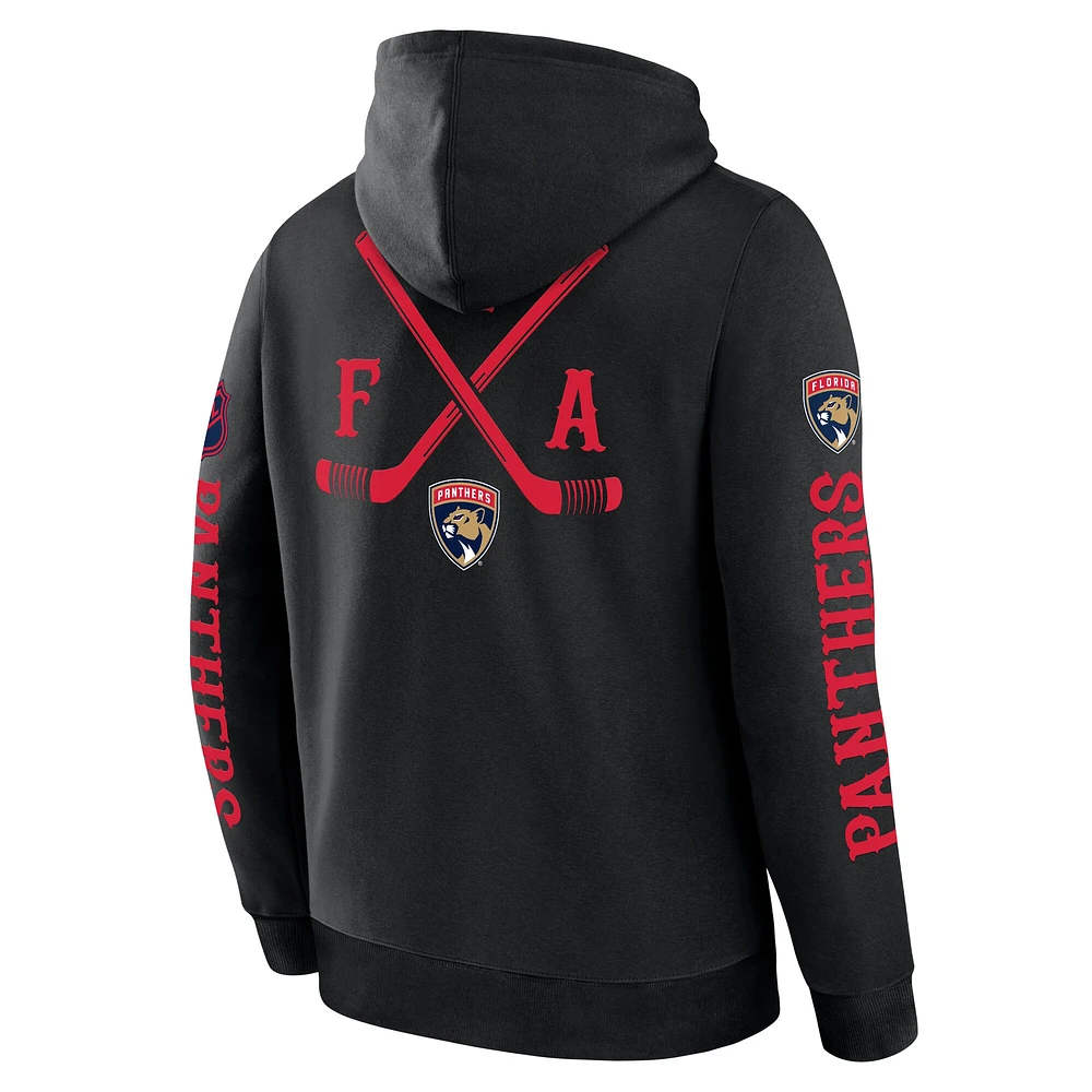 Sweat à capuche en polaire Big City Legacy des Florida Panthers pour hommes Fanatics Black