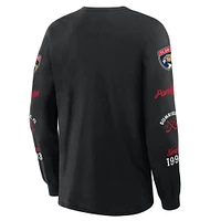 Men's Fanatics Black Florida Panthers Boxed Legacy Long Sleeve T-Shirt