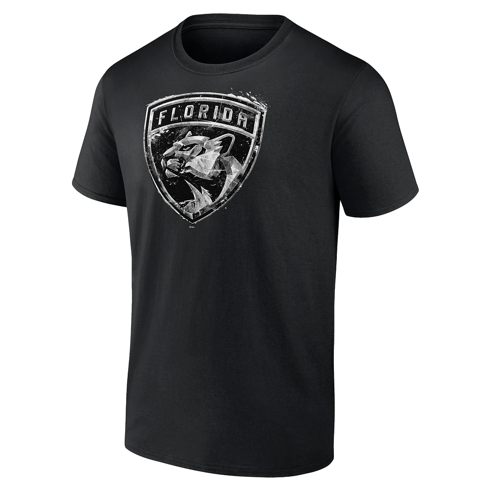 Men's Fanatics Black Florida Panthers Iced Out T-Shirt