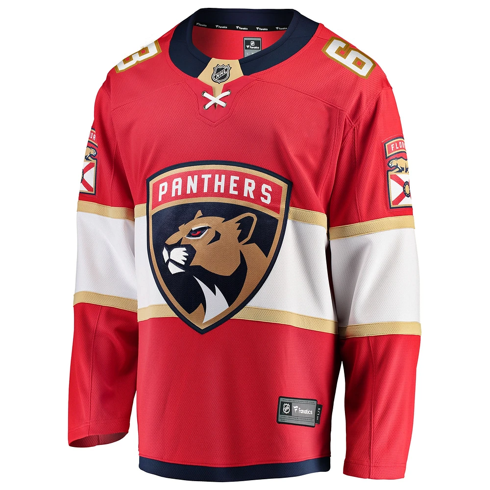 Maillot rouge à domicile Breakaway des Panthers de la Floride Brad Marchand Fanatics pour hommes