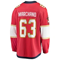 Maillot rouge à domicile Breakaway des Panthers de la Floride Brad Marchand Fanatics pour hommes