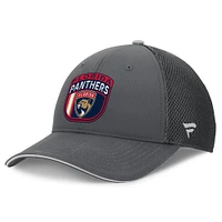 Casquette ajustable pour homme Fanatics Florida Panthers Authentic Pro Home Ice Trucker grise