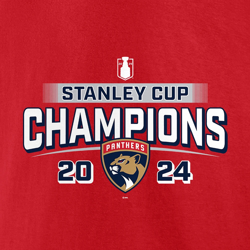 Men's Fanatics Matthew Tkachuk Red Florida Panthers 2024 Stanley Cup Champions Power Name & Number T-Shirt