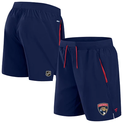 Short de performance authentique Pro Rink pour homme la marque Fanatics Navy Florida Panthers