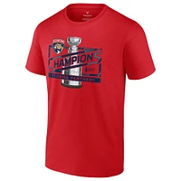 Men's Fanatics Red Florida Panthers 2024 Stanley Cup Champions Primetime T-Shirt