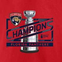 Men's Fanatics Red Florida Panthers 2024 Stanley Cup Champions Primetime T-Shirt