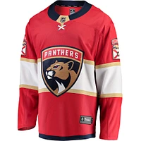 Maillot rouge Fanatics Florida Panthers Breakaway Domicile pour hommes