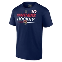 Fanatics pour hommes Vladimir Tarasenko Navy Florida Panthers Authentic Pro Prime Name & Number T-shirt