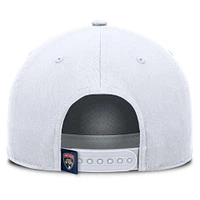 Men's Fanatics White Florida Panthers Rope A-Frame Adjustable Hat