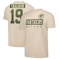 Men's Levelwear Matthew Tkachuk Khaki Florida Panthers 2024 NHL Military Appreciation Richmond Delta Player Name & Number T-Shirt