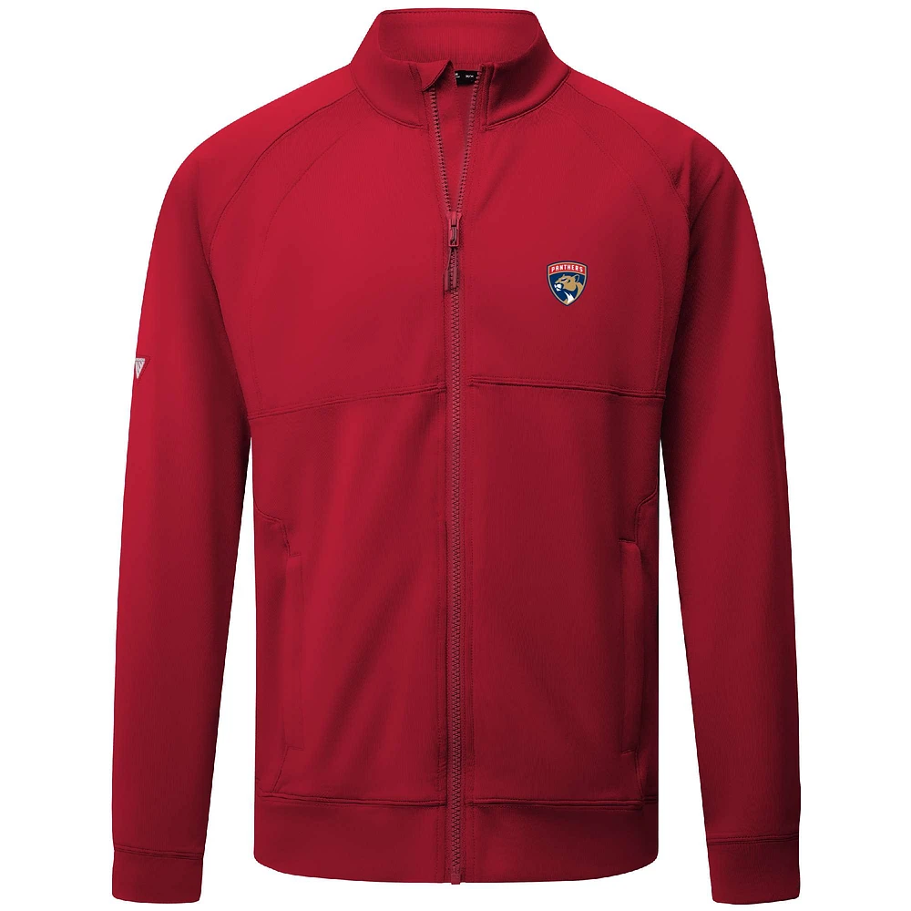 Men's Levelwear  Red Florida Panthers Insignia Core Full-Zip Jacket