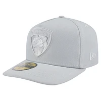 Men's New Era Gray Florida Panthers Color Pack A-Frame 59FIFTY Fitted Hat