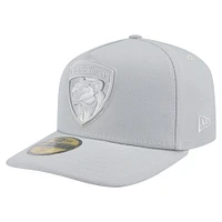 Men's New Era Gray Florida Panthers Color Pack A-Frame 59FIFTY Fitted Hat