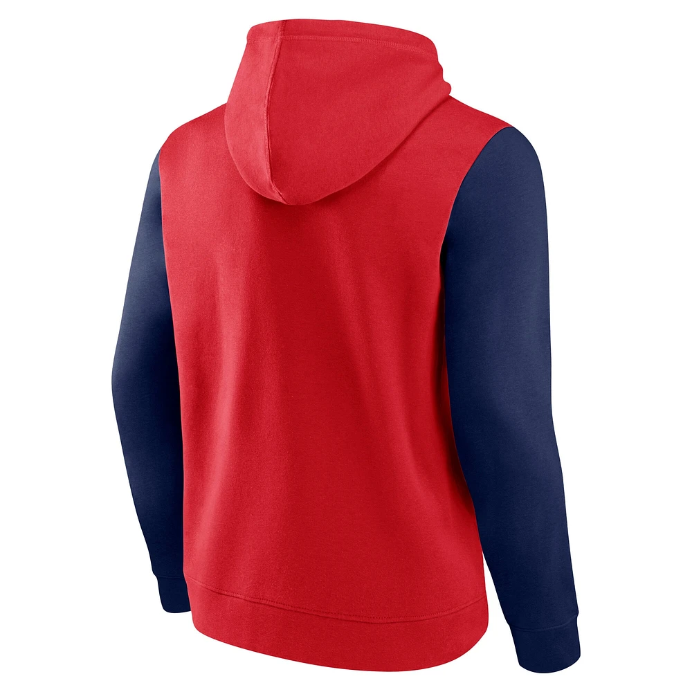 Sweat à capuche en polaire rouge Florida Panthers Deliver pour homme