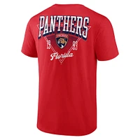 T-shirt rouge pour homme Florida Panthers Never Over