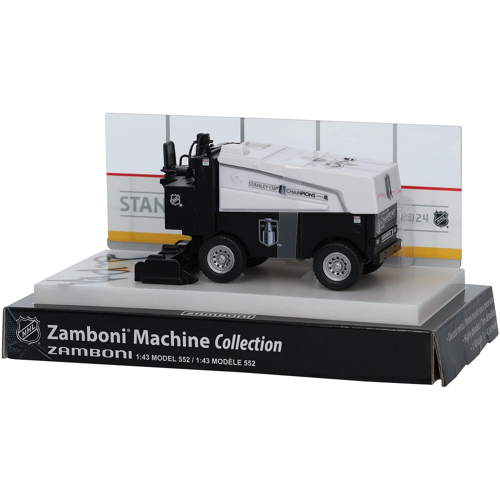 Sam Reinhart Florida Panthers Autographed 2024 Stanley Cup Champions 1:43 Scale Die-Cast Zamboni