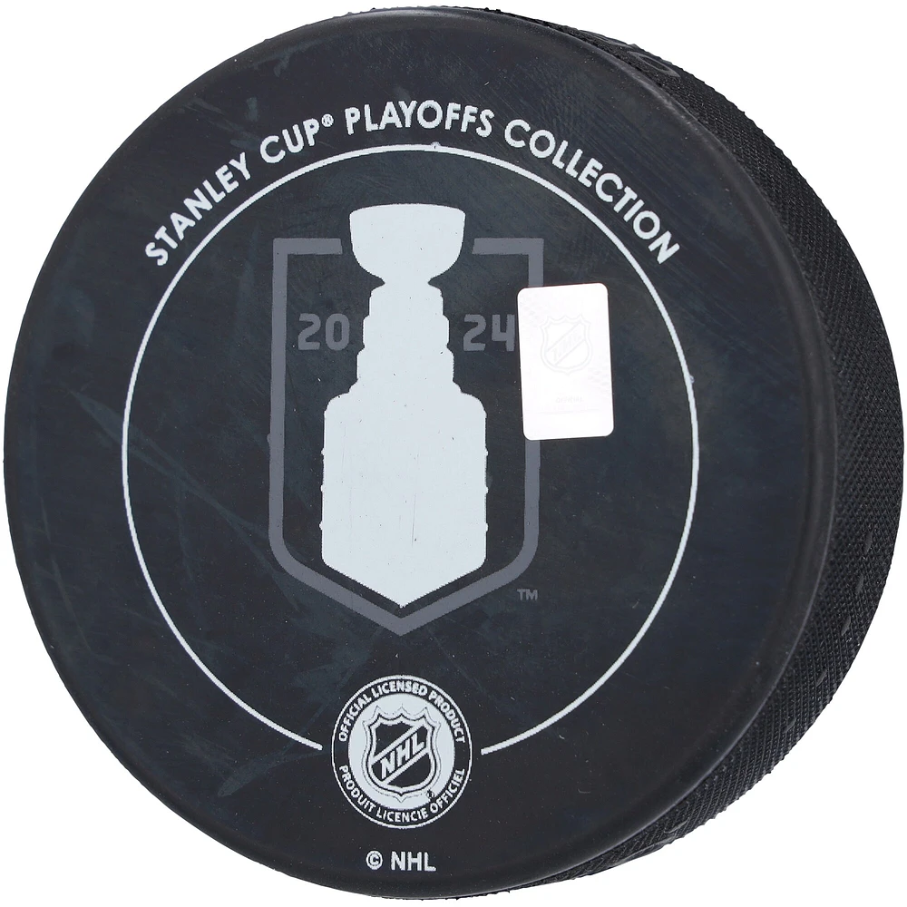 Sam Reinhart Florida Panthers Autographed 2024 Stanley Cup Champions Hockey Puck 