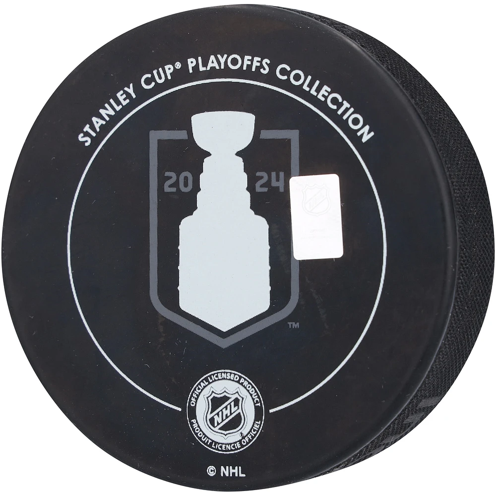 Sam Reinhart Florida Panthers Autographed 2024 Stanley Cup Champions Hockey Puck with "2024 SC Champs" Inscription