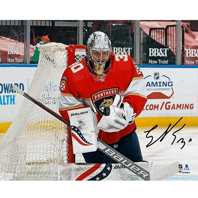 Spencer Knight Florida Panthers Autographed 16" x 20" NHL Debut Photograph