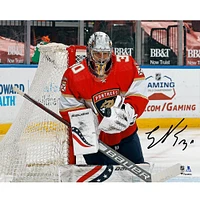Spencer Knight Florida Panthers Autographed 16" x 20" NHL Debut Photograph