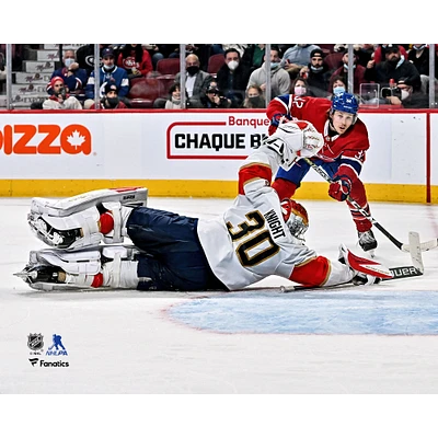 Spencer Knight Florida Panthers Unsigned Makes a Stick Save Photograph