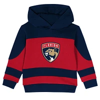 Ensemble sweat à capuche et pantalon de survêtement en polaire Puck Hero bleu marine/rouge pour tout-petit des Panthers la Floride