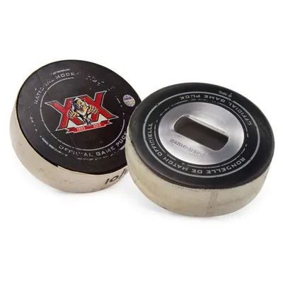 Florida Panthers Tokens & Icons Game-Used Puck Bottle Opener