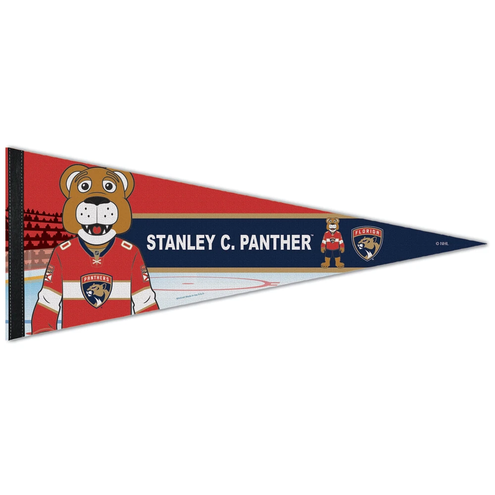 WinCraft Florida Panthers Fanion mascotte premium 12" x 30"