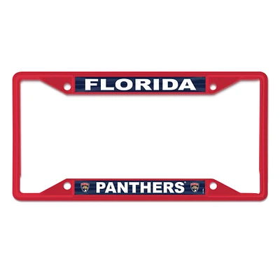 WinCraft Florida Panthers Chrome Colored License Plate Frame